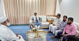 জামায়াত আমিরকে দেখতে তার বাসায় ধর্ম উপদেষ্টা